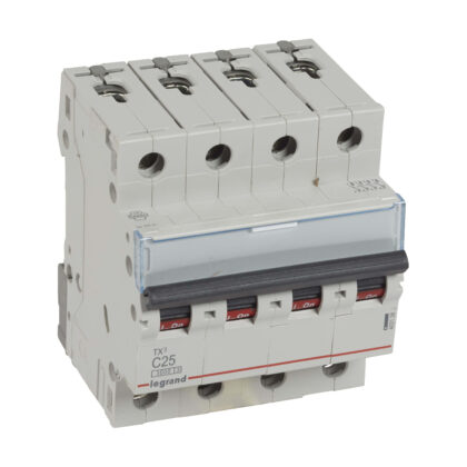 LEGRAND Automaat TX³ 3kA 4P C25 400V - 4 modules 403138