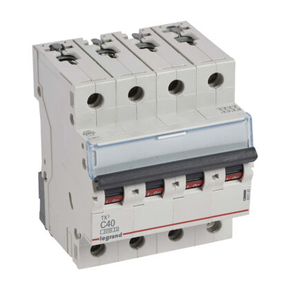 LEGRAND Automaat TX³ 3kA 4P C40 400V - 4 modules 403140