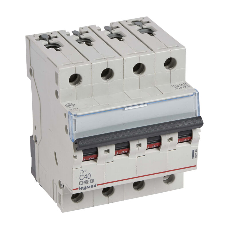 LEGRAND Automaat TX³ 3kA 4P C40 400V - 4 modules 403140