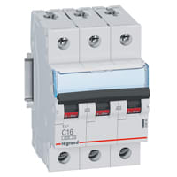 LEGRAND Automaat TX³ 6000A/6kA 3P C16 400V - 3 modules 403545