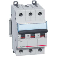 LEGRAND Automaat TX³ 6000A/6kA 3P C32 400V - 3 modules 403548