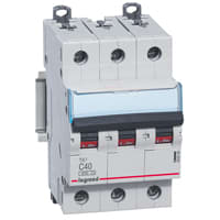 LEGRAND Automaat TX³ 6000A/6kA 3P C40 400V - 3 modules 403549