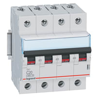 LEGRAND Automaat TX³ 6000A/6kA 4P C20 400V - 4 modules 403563