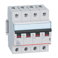 LEGRAND Automaat TX³ 6000A/6kA 4P C32 400V - 4 modules 403565