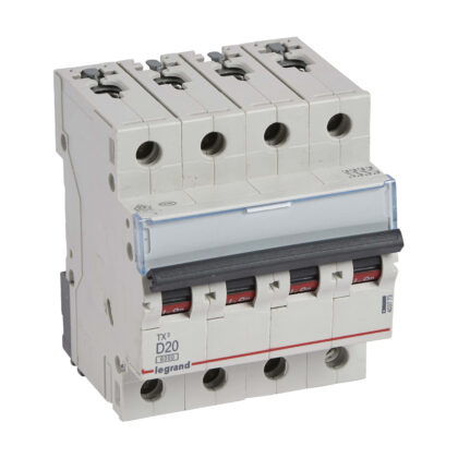 LEGRAND Automaat TX³ 6000A/6kA 4P D20 400V - 4 modules 403773