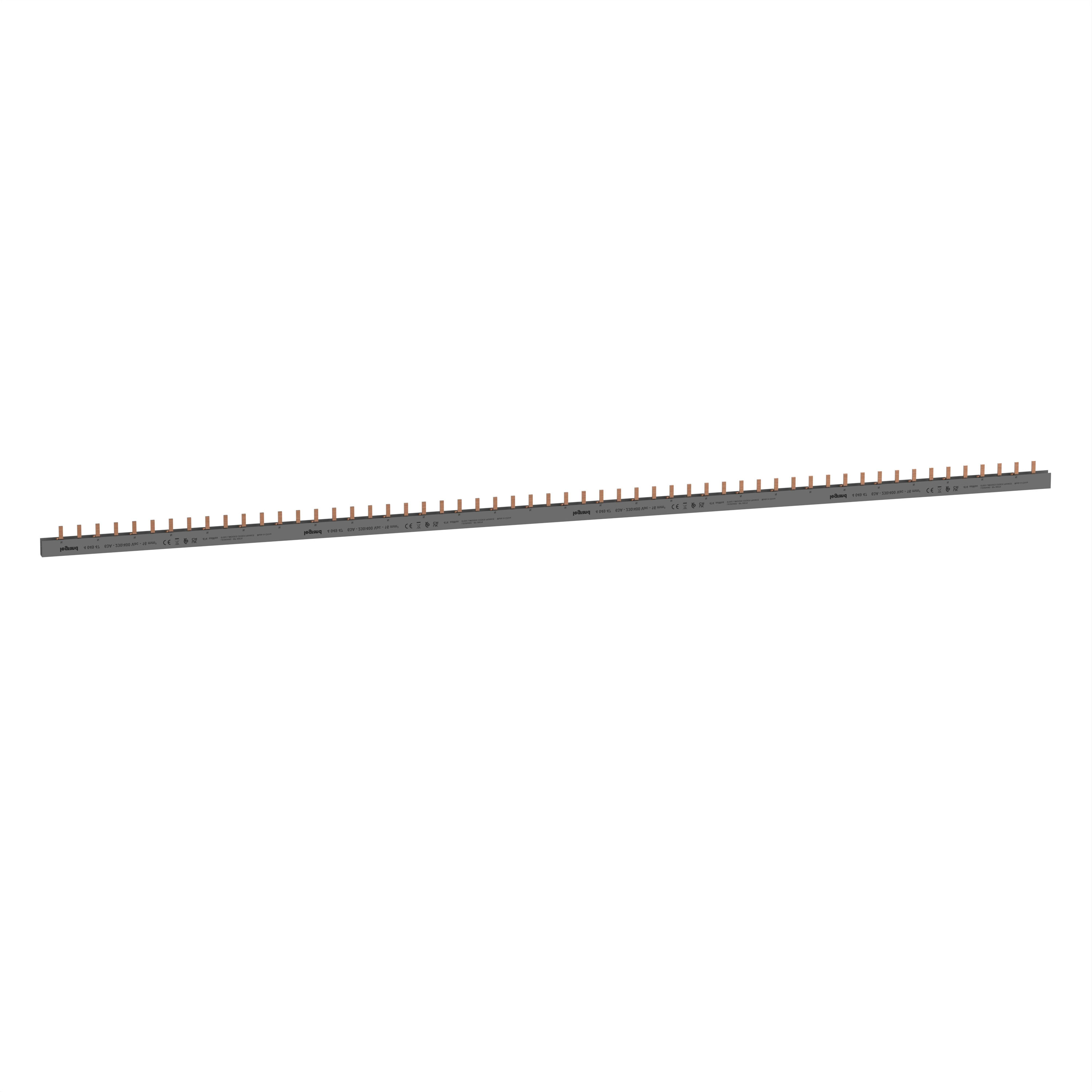 LEGRAND Rail met tanden 2P - 28 app. 56 modules - 16 mm² 404947
