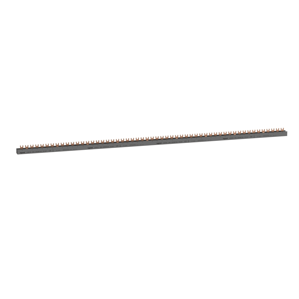 LEGRAND Rail met vorken 2P/3F - 28 app 56 modules - 16 mm² 404962