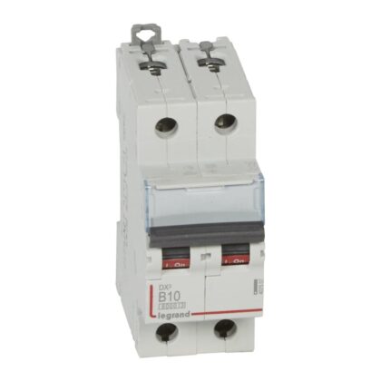 LEGRAND Automaat DX³ 6000A/10kA 2P B10 230/400V - 2 modules 407507