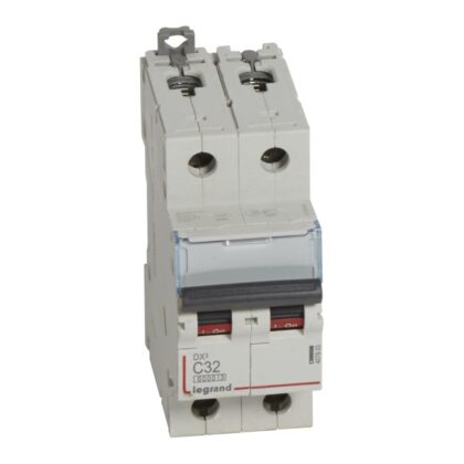 LEGRAND Automaat DX³ 6000A/10kA 2P C32 400V 2 modules 407803