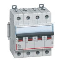 LEGRAND Automaat DX³ 6000A/10kA 4P C63 400V 4 modules 407934