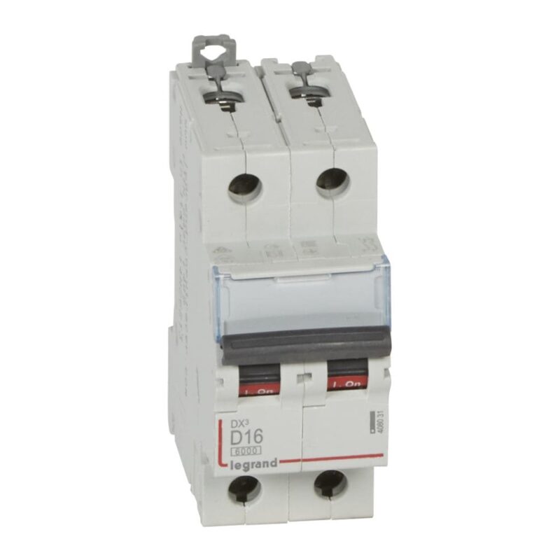 LEGRAND Automaat DX³ 6000A/10kA 2P D16 400V 2 modules 408031