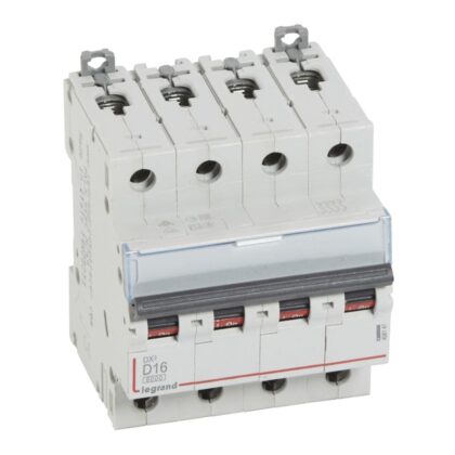 LEGRAND Automaat DX³ 6000A/10kA 4P D16 400V 4 modules 408147