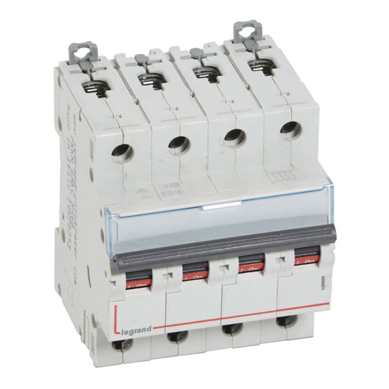 LEGRAND Automaat DX³ 6000A/10kA 4P D63 400V 4 modules 408153