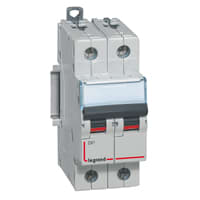 LEGRAND Automaat DX³ 10000A/16kA 2P C10 230/400V - 2 modules 409200
