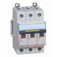 LEGRAND Automaat DX³ 10000A/16kA 3P C20 400V - 3 modules 409255
