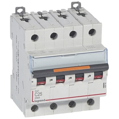 LEGRAND Automaten DX³ 4P C 25A 400V - 25KA - 4 mod. 409796