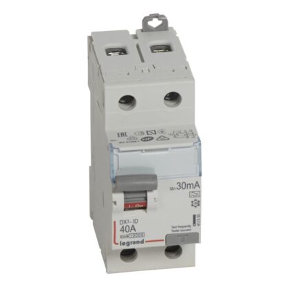 LEGRAND Differentieelschakelaar DX³ 2P 30mA 40A Type A - 2 modules 411555