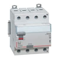 LEGRAND Differentieelschakelaar DX³ 4P 30mA 40A Type A - 4 modules 411760