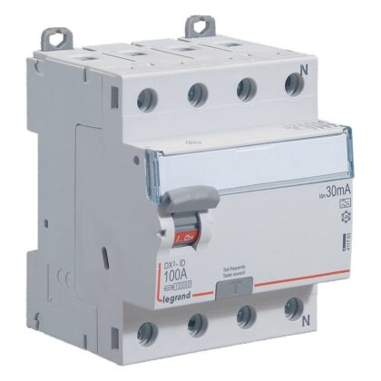 LEGRAND Differentieelschakelaar DX³ 4P 30mA 100A Type A - 4 modules 411763