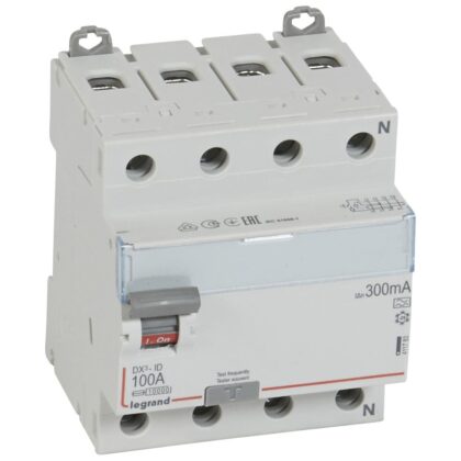 LEGRAND Differentieelschakelaar DX³ 4P 300mA 100A Type A - 4 modules 411783