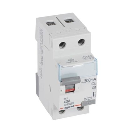 LEGRAND Differentieelschakelaar TX³ 2P 300mA 40A Type A - 2 modules 411922