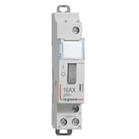 LEGRAND CX³ standaard teleruptor - 1P - 230V 16A NO - schroefklemmen - 1 module 412408