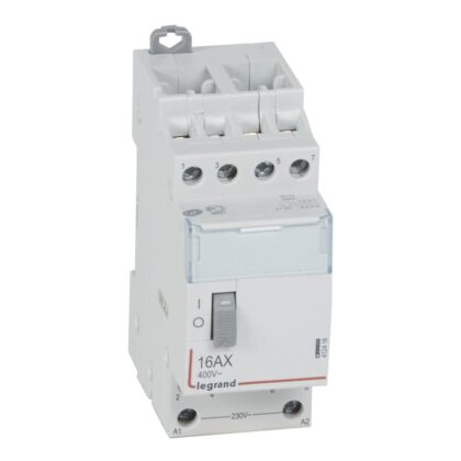 LEGRAND CX³ teleruptor - vierpolig -16A - 230 V - 4 NO - 2 modules - met automatische kl 412416