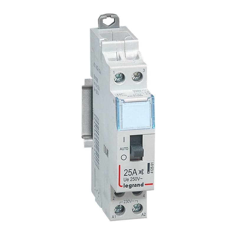 LEGRAND Gel.arm daluur cont. 2NO 25A 230V 1modul 412501