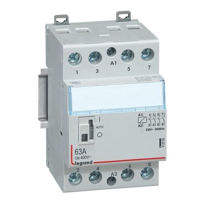 LEGRAND Vermogenscontactor 63A - 4P - 230V - MAN - 4NO 412556