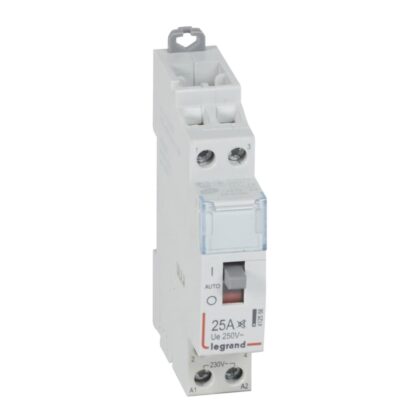 LEGRAND CX³ verm.ct 230V-2P-25A stil - 250V - 2NO - 1mod 412558