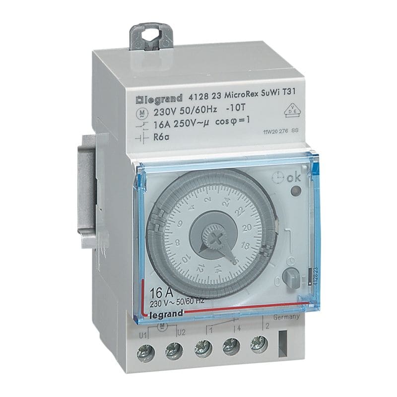 LEGRAND Schakelkok.dagprog. 3 mod 1s 16 A - 250V - auto. 412823