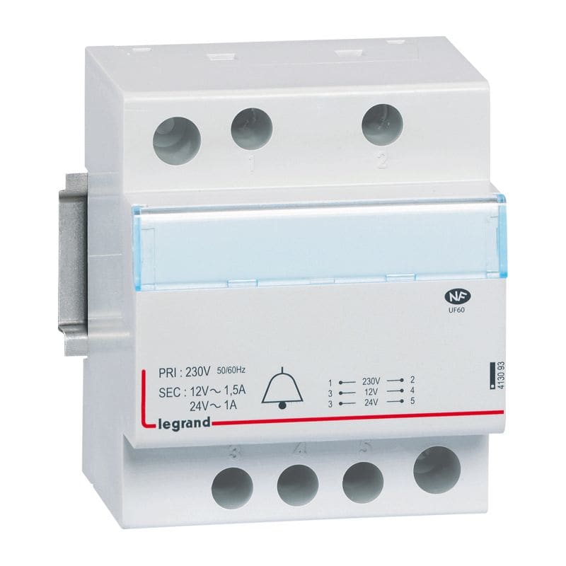 LEGRAND Transfo bellen 24/12V - 24-18VA 413093