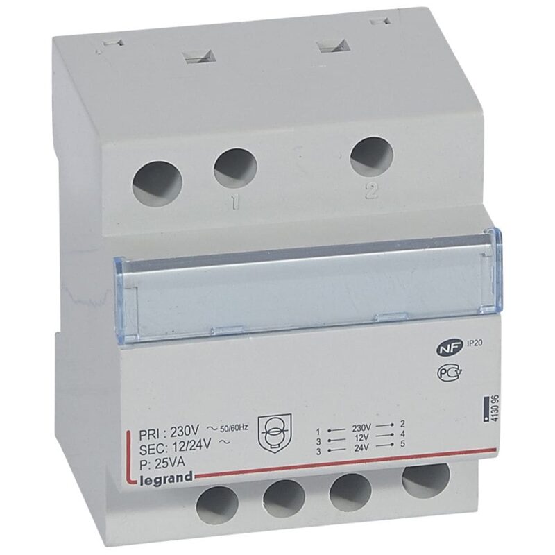 LEGRAND Veil.transf. 12/24V - 25VA 4 mod 413096