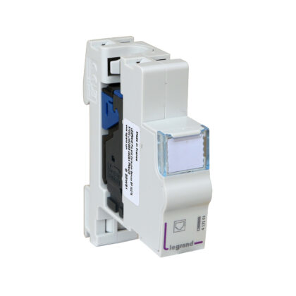 LEGRAND LCS3 Cat 6 UTP connector voor DIN-rail montage 1 mod. breed 413101