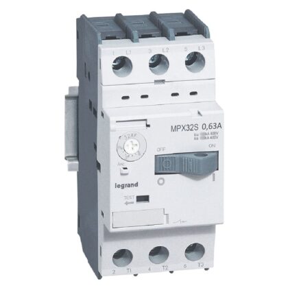 LEGRAND Motorbeveiliger MPX³ 32S 0.4 à 0.63A 100kA 417303