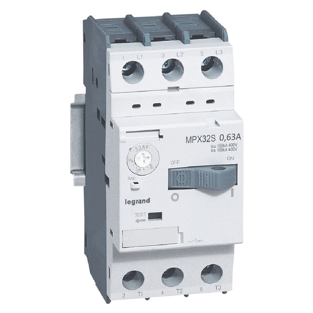 LEGRAND Motorbeveiliger MPX³ 32S 0.4 à 0.63A 100kA 417303