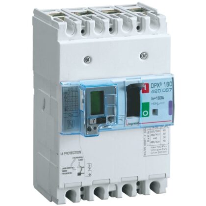LEGRAND DPX³ 160 auto mt+diff 4P 160A 16kA 400V 420037