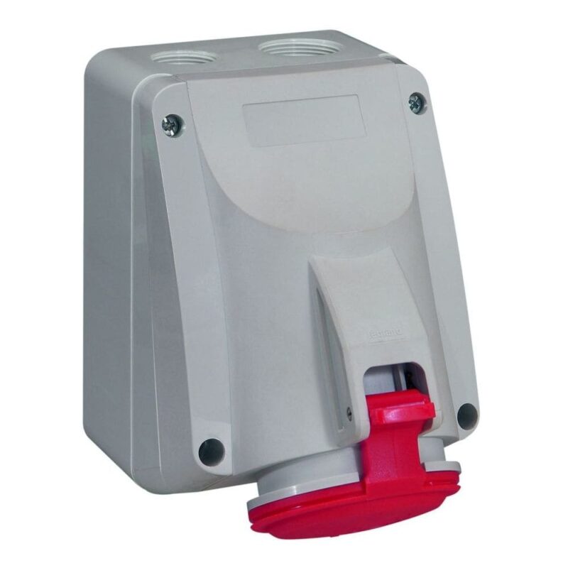 LEGRAND Opb. sokkel 400V - 16A - 3P+T IP 44 - P17 Tempra Pro 555158