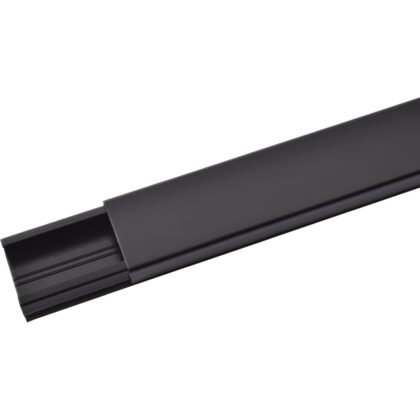 LEGRAND Lijst 32 x 12.5 zwart L2.1m met deksel +beschermingsfilm 601026