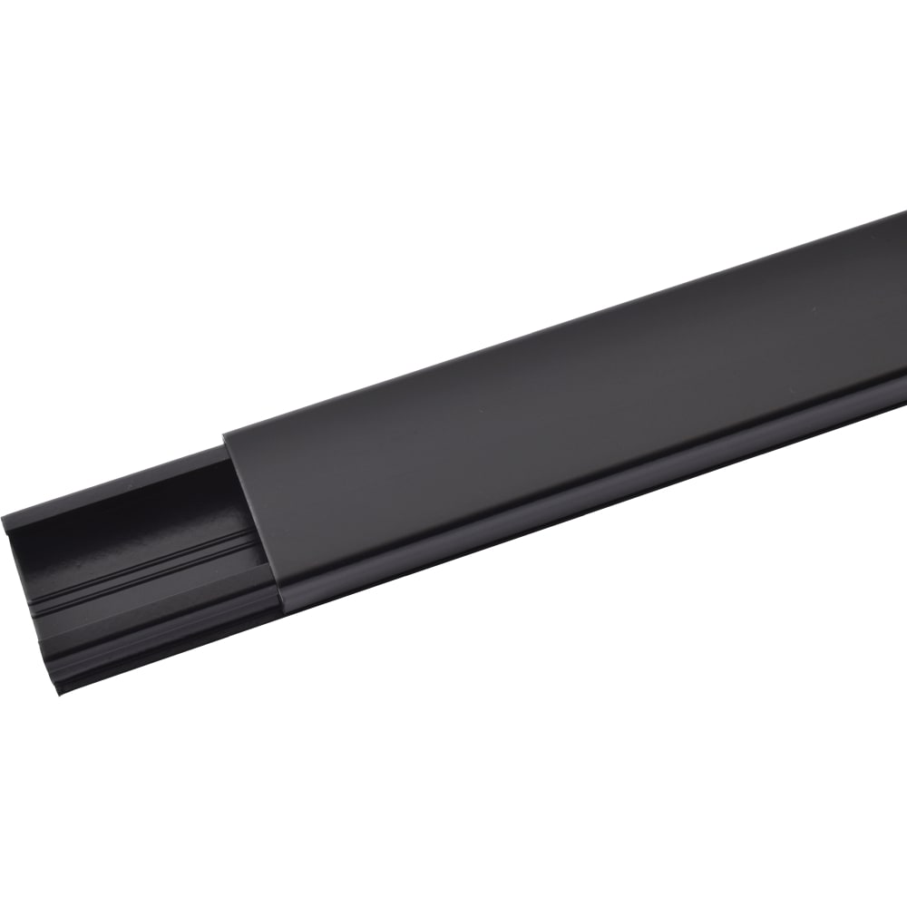 LEGRAND Lijst 32 x 12.5 zwart  L2.1m met deksel +beschermingsfilm 601026
