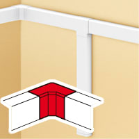 LEGRAND Binnenhoek 25x25mm DLP lijsten halogeenvrij 637101