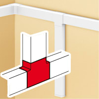 LEGRAND T-aftakking 25x25mm 637106