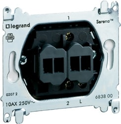 LEGRAND Serena wisselschakelaar 10 A - 250 V - samenstelbaar apparaat 683800