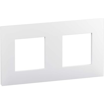 LEGRAND Valena Next afdekplaat 2 mech 71mm glanzend wit 741102L