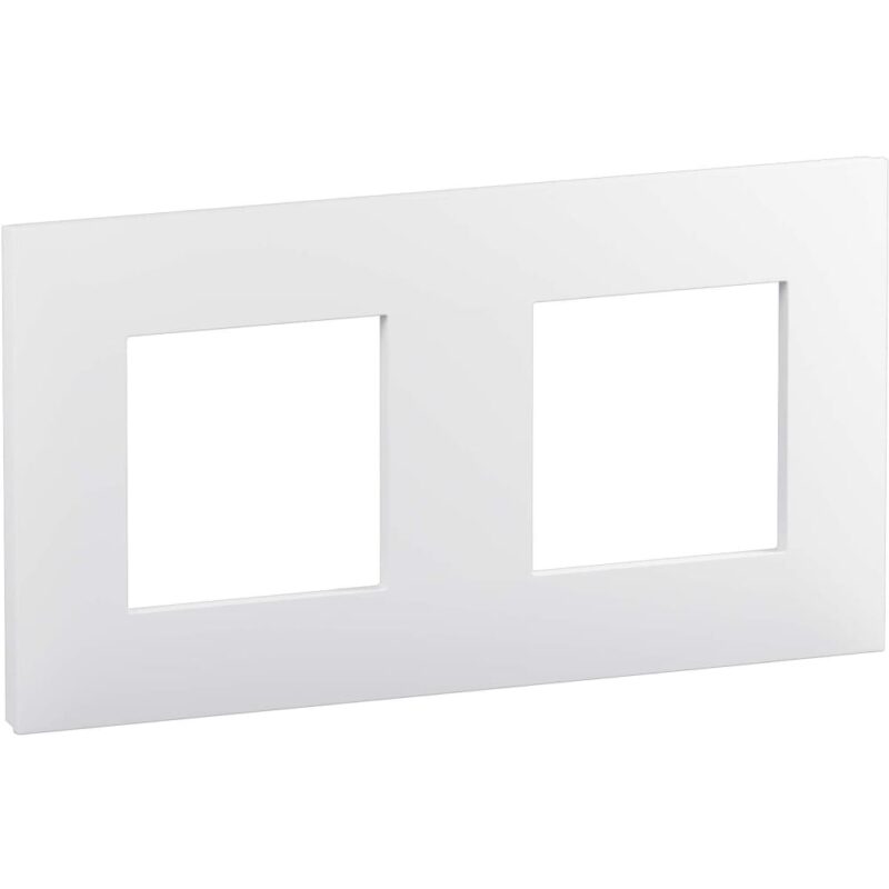 LEGRAND Valena Next afdekplaat 2 mech 71mm glanzend wit 741102L