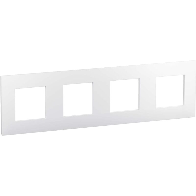 LEGRAND Valena Next afdekplaat 4 mech 71mm glanzend wit 741104L