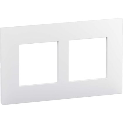 LEGRAND Valena Next afdekplaat 2 mech 57mm glanzend wit 741108L