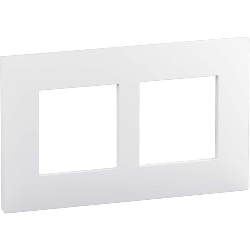 LEGRAND Valena Next afdekplaat 2 mech 57mm glanzend wit 741108L