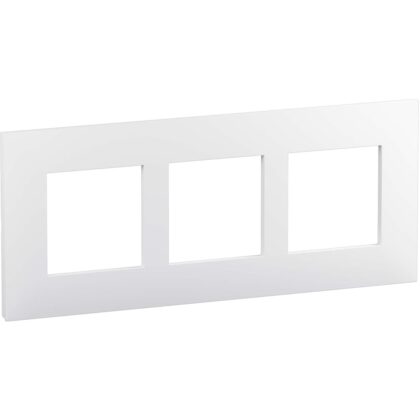 LEGRAND Valena Next afdekplaat 3 mech 57mm glanzend wit 741109L