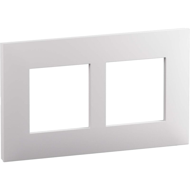 LEGRAND Valena Next afdekplaat 2 mech 57mm mat wit 741118L